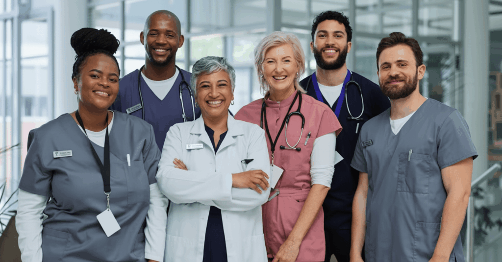 Medical Staff standing